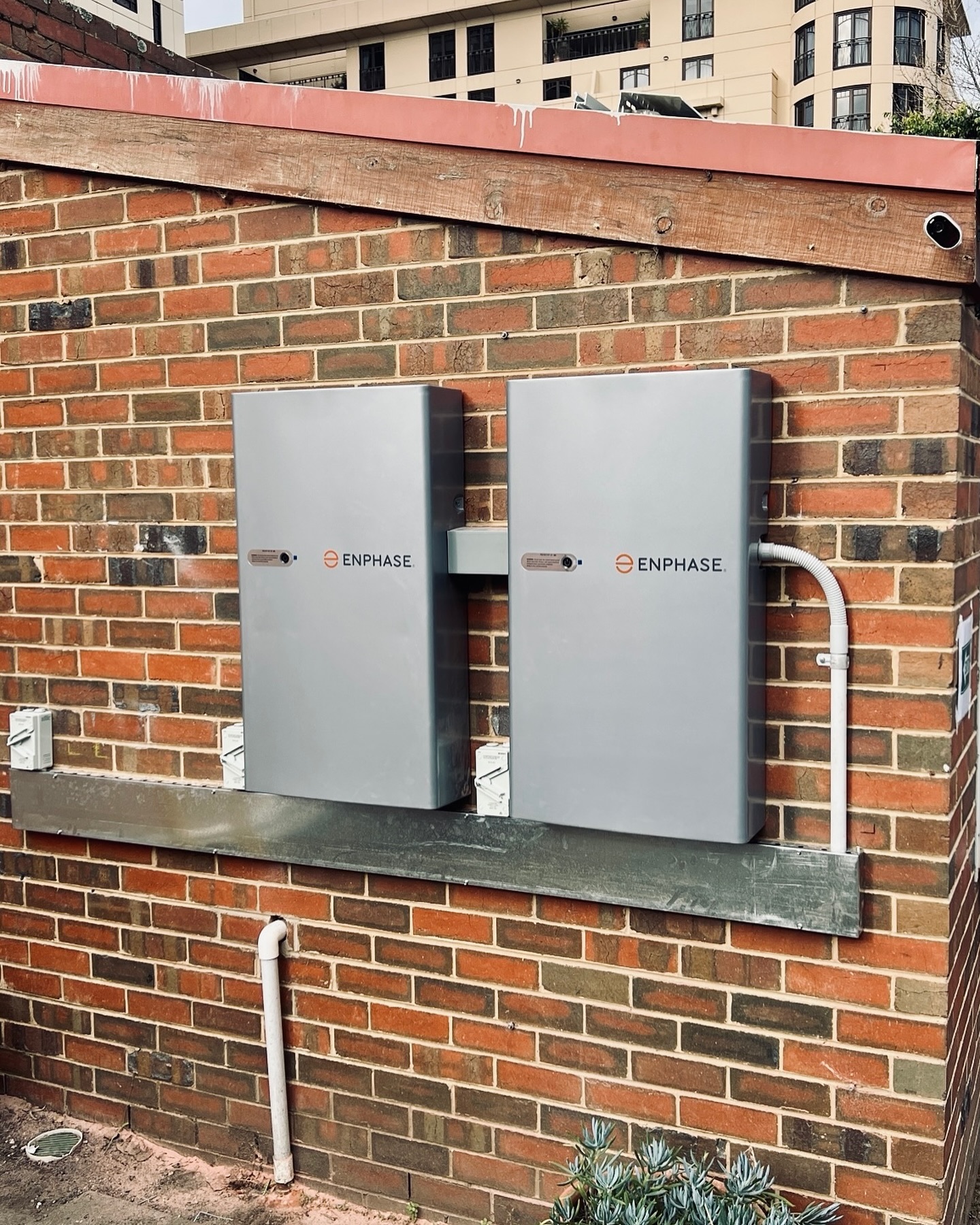 Tesla Powerwall battery storage system installed in a Nova Scotia home for grid outage backup