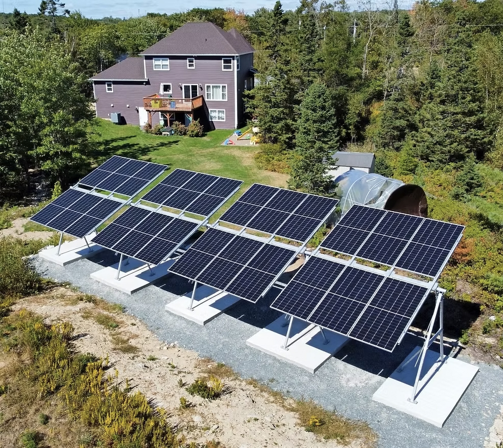 Nova Scotia solar panel installation services covering residential and commercial PV plus battery storage